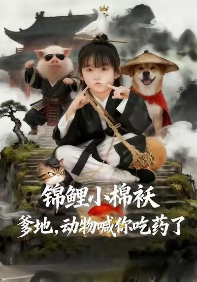 电影：锦鲤小棉袄爹地，动物喊你吃药了